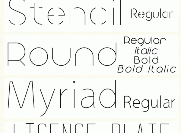 Robocut studio One line font. 